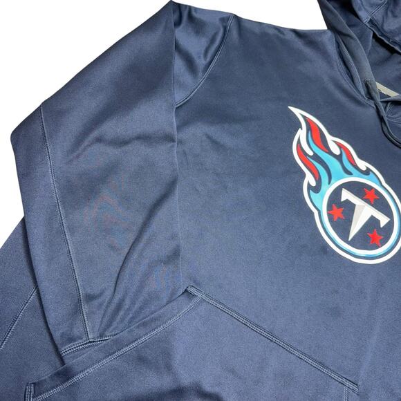Tennessee Titans Hoodie Mens XL NFL Football Pullover Sweatshirt Nike Polyester - Picture 3 of 16